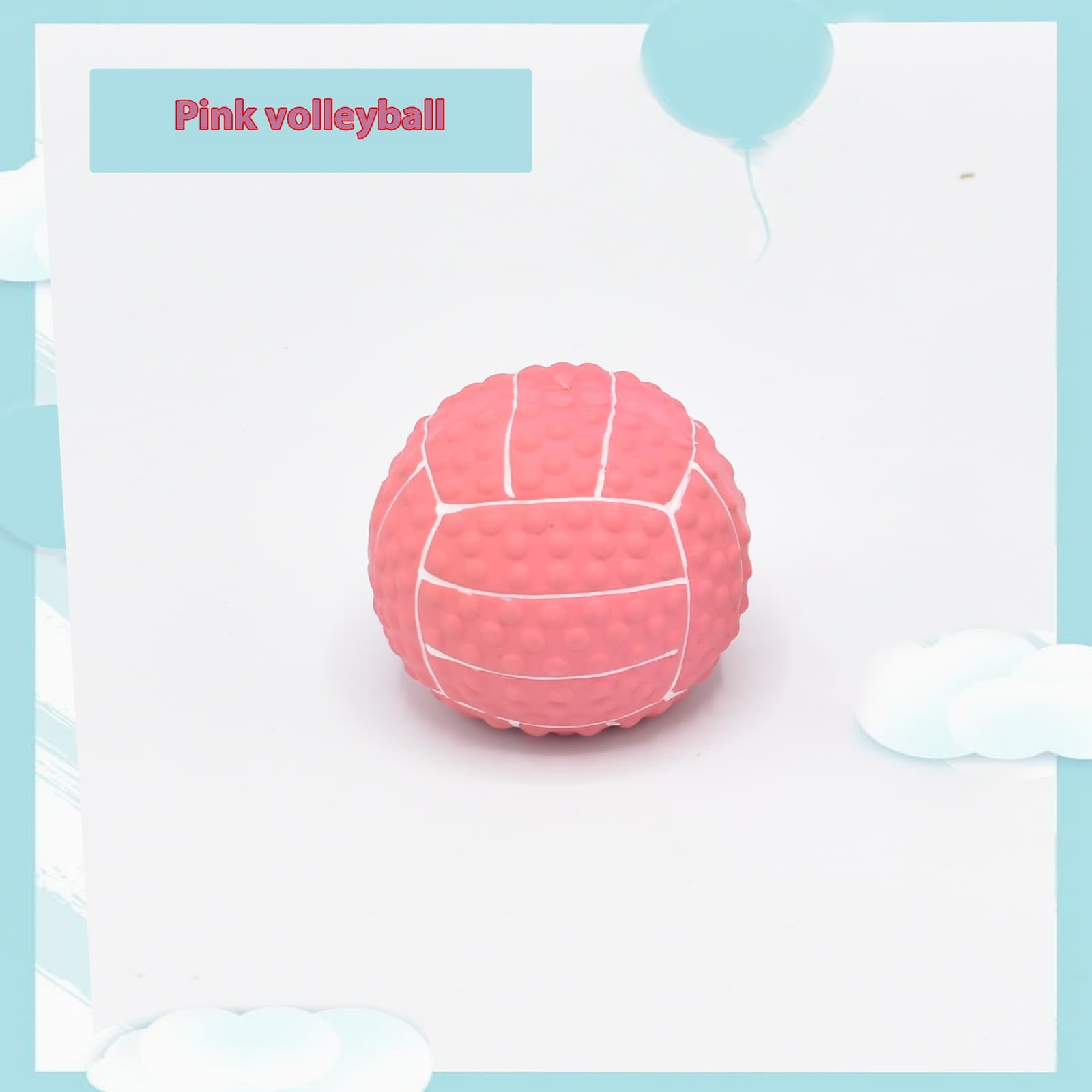 Pelota elástica de látex para perros