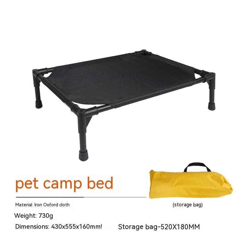 Cama plegable para mascotas de camping removible
