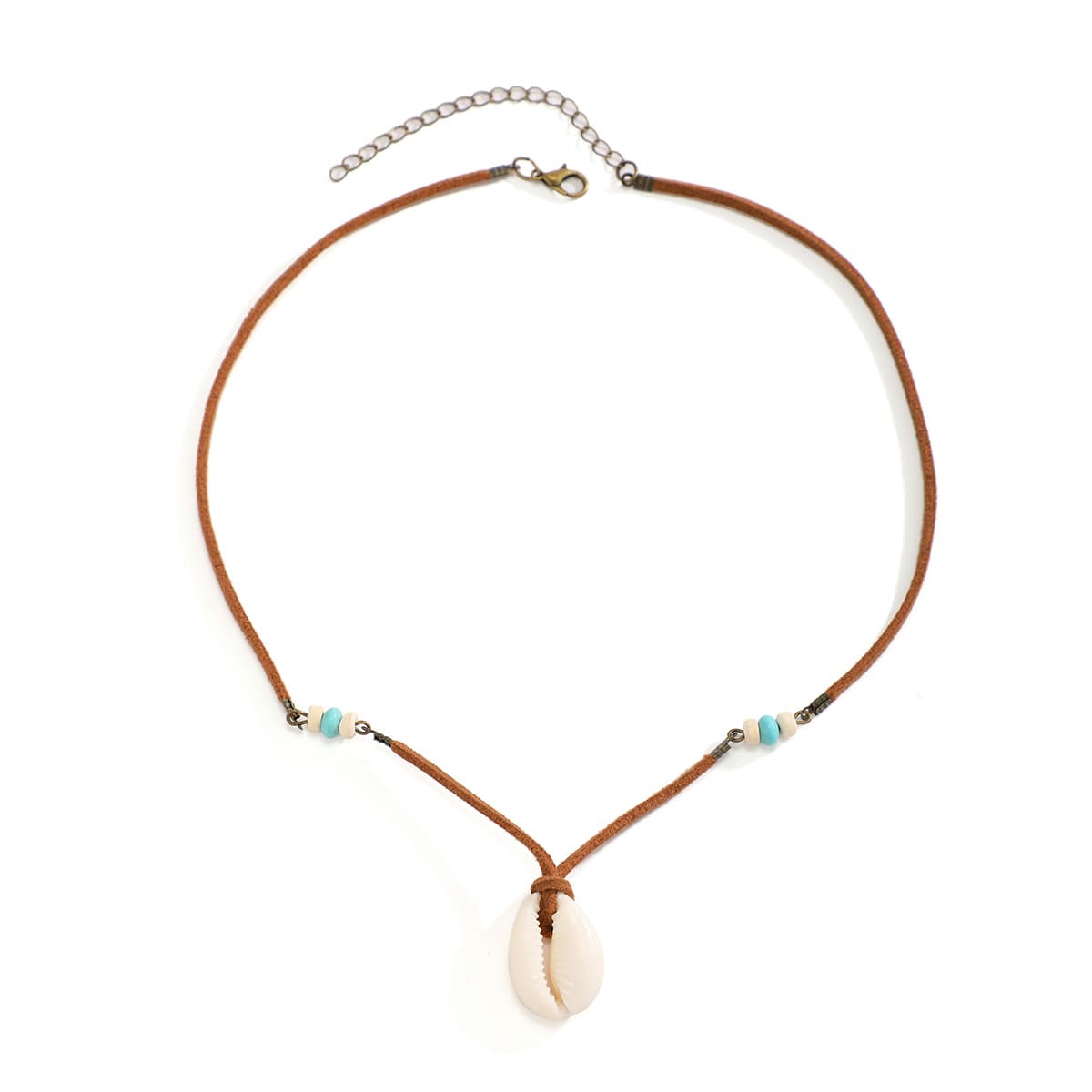Collar de concha de terciopelo coreano simple