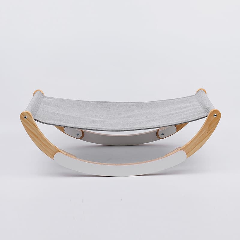 Hamaca para gatos de madera sólida transpirable
