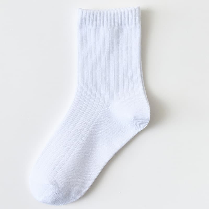 Calcetines de caña media de algodón para niño