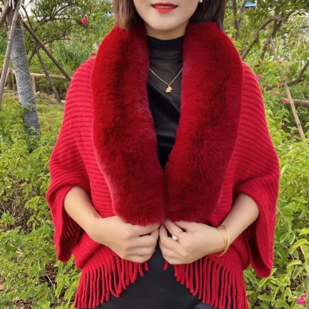 Cardigan tejido de cachemira para mujer