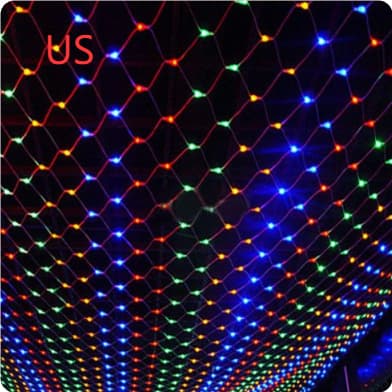 Guirnalda LED de malla impermeable para exterior