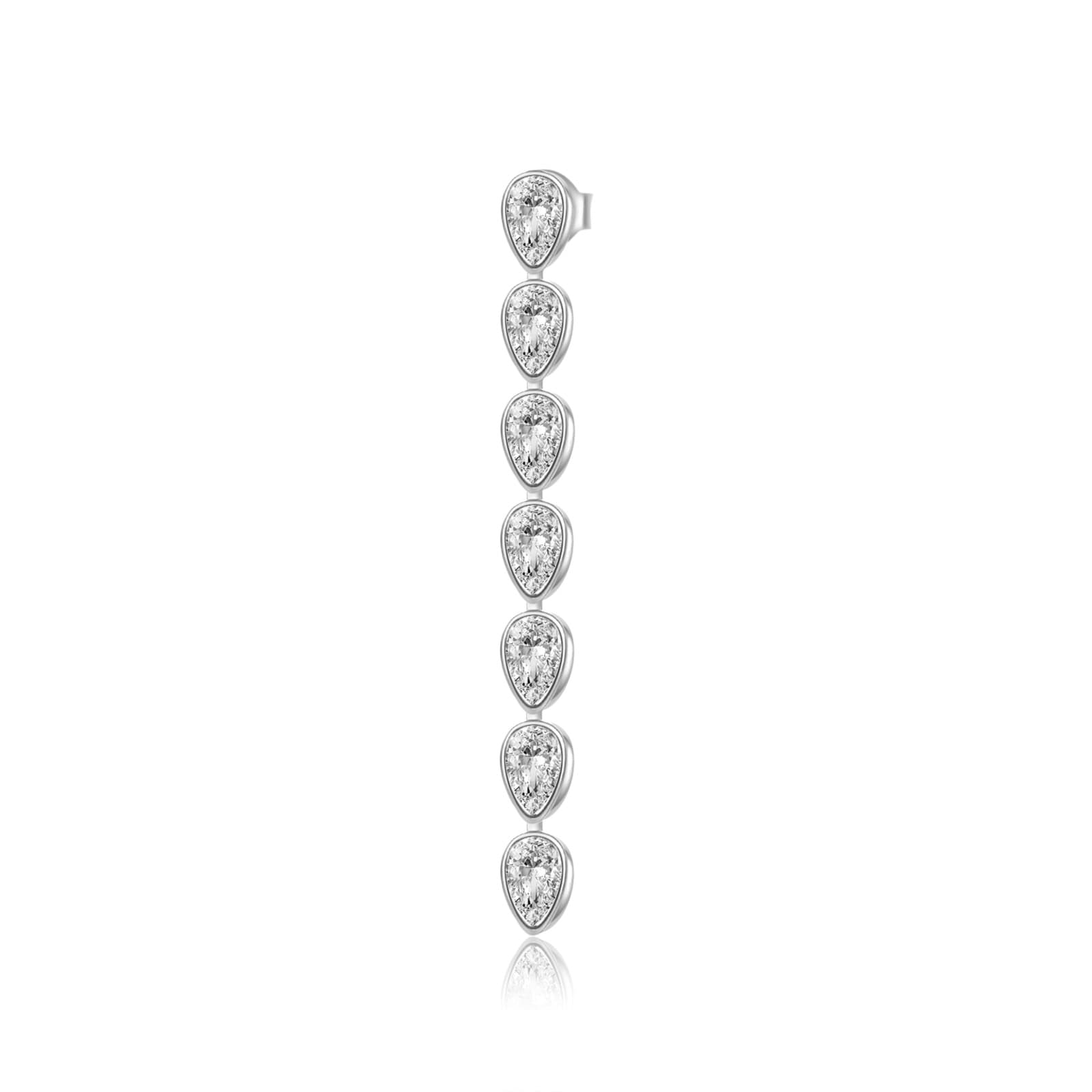 Aretes de plata minimalistas con diseño versátil