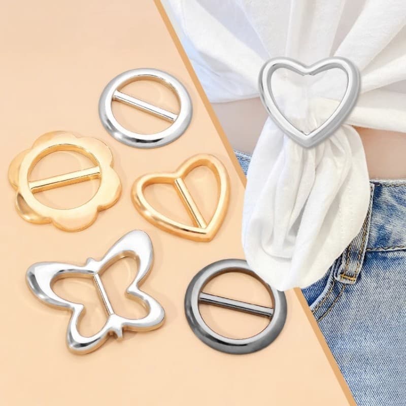 Broche multifuncional para bufanda o pañuelo