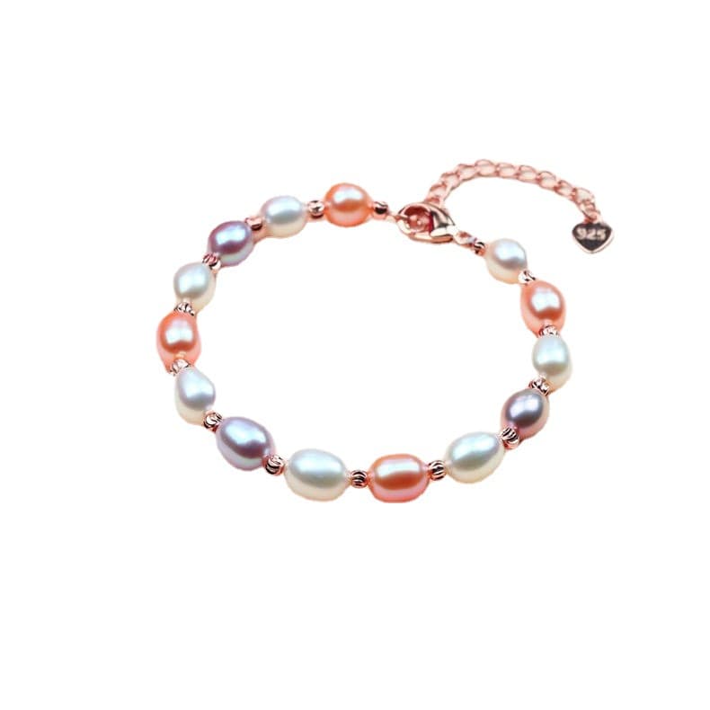 Pulsera de perla de agua dulce de moda