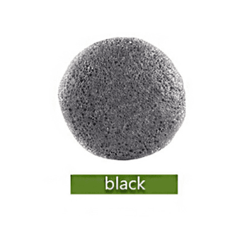 Esponja de konjac redonda para limpiar el rostro