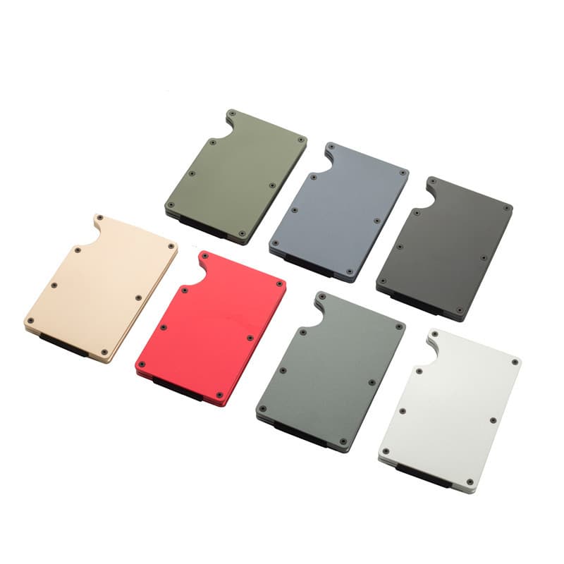 Cartera de aluminio y fibra de carbono slim