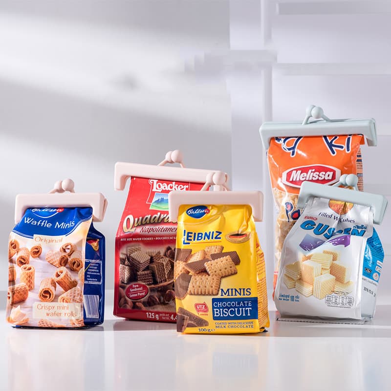 Pinzas automáticas para sellar bolsas de alimentos