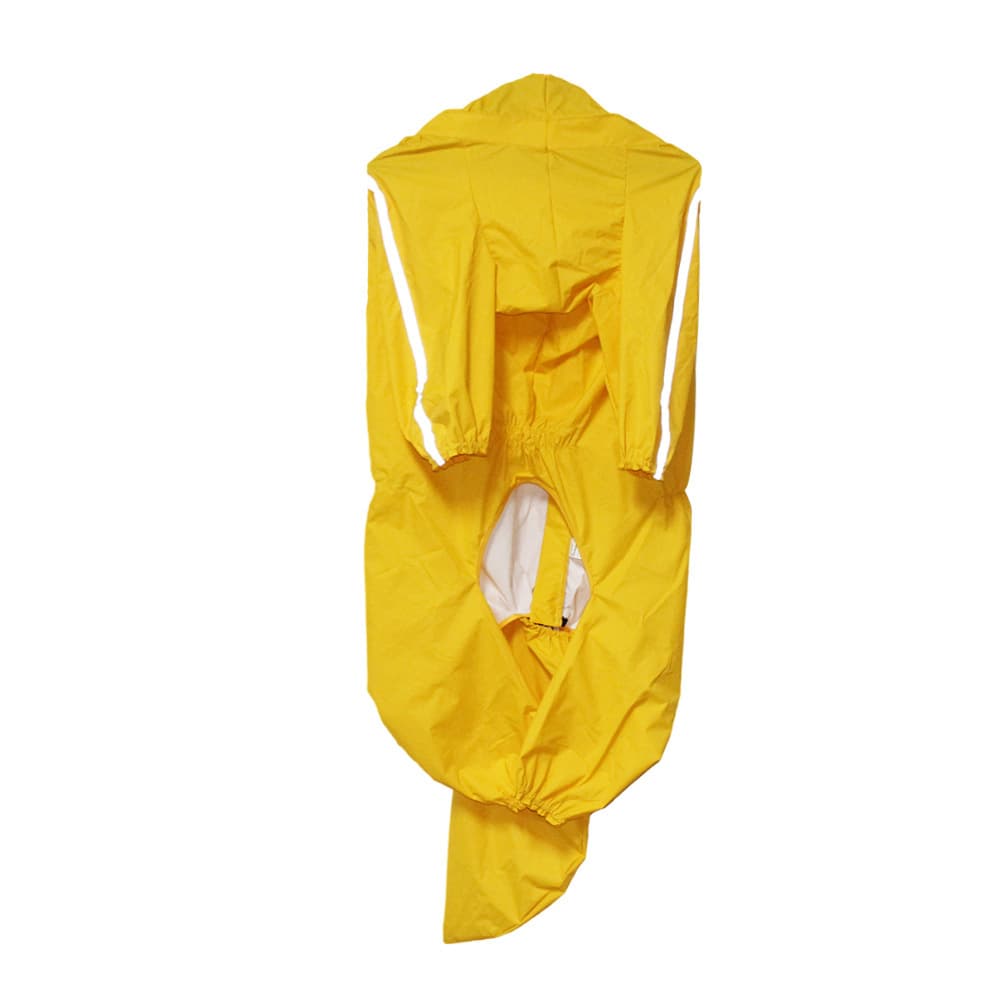 Impermeable para perros con protección de cola