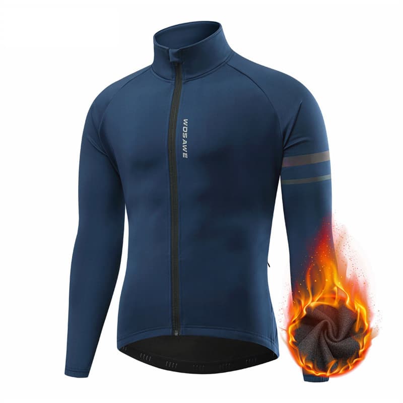 Chaqueta de lana polar para ciclismo de montaña