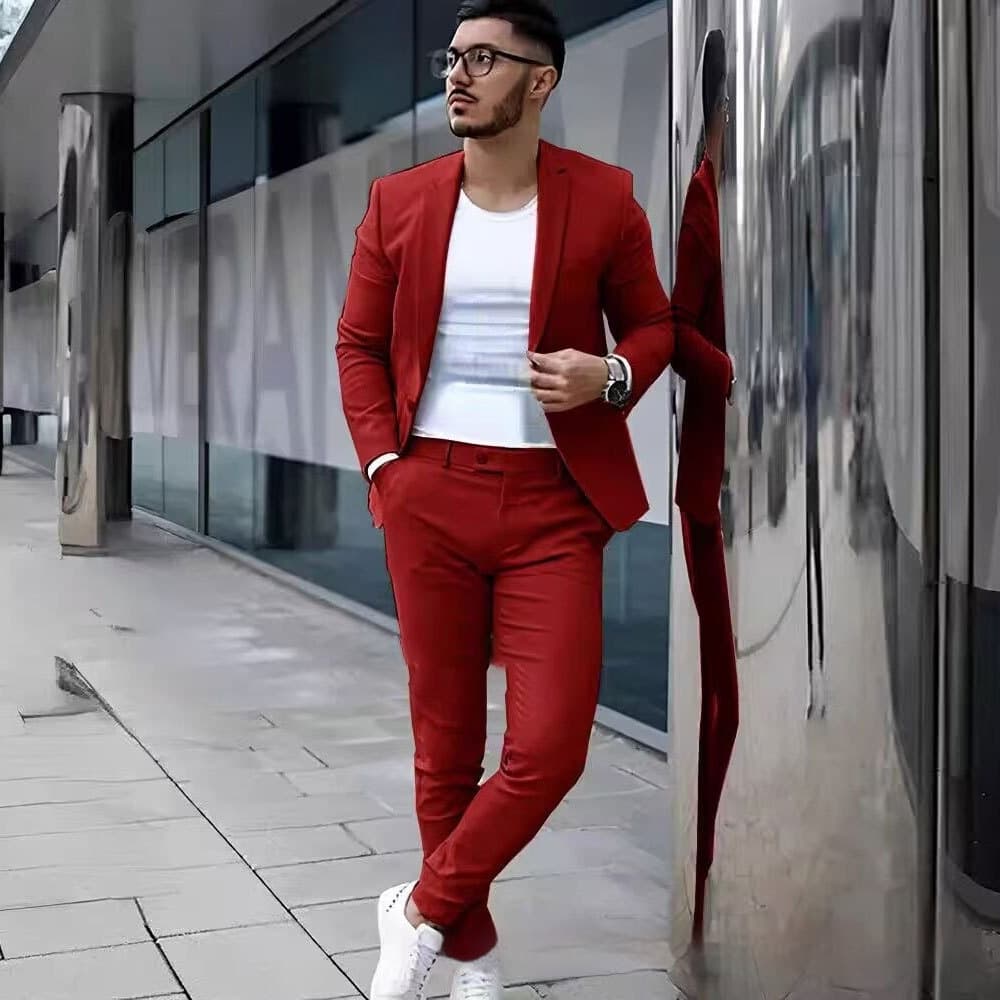 Traje negocios casual hombre personalizado