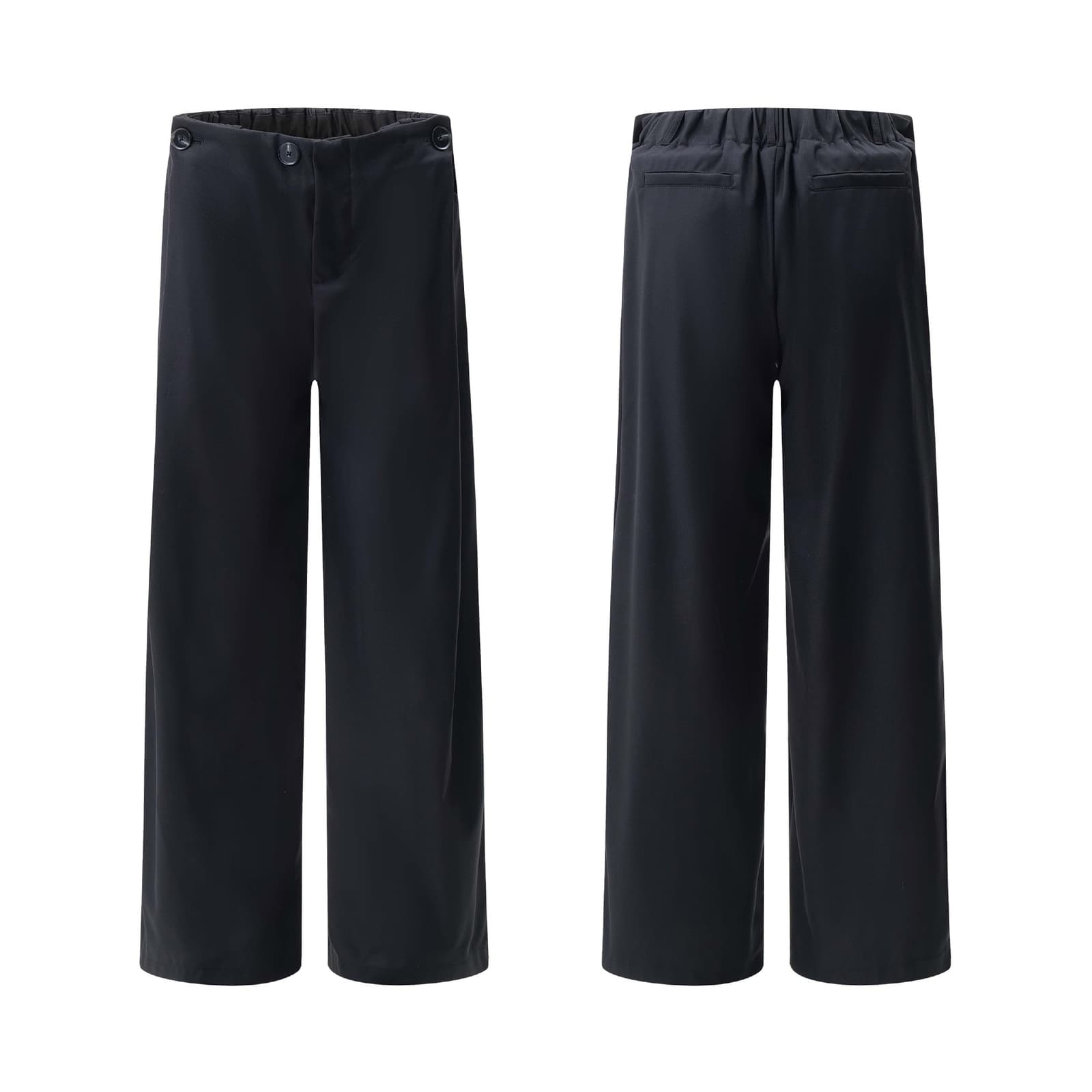Pantalón recto ancho estilo retro para hombre