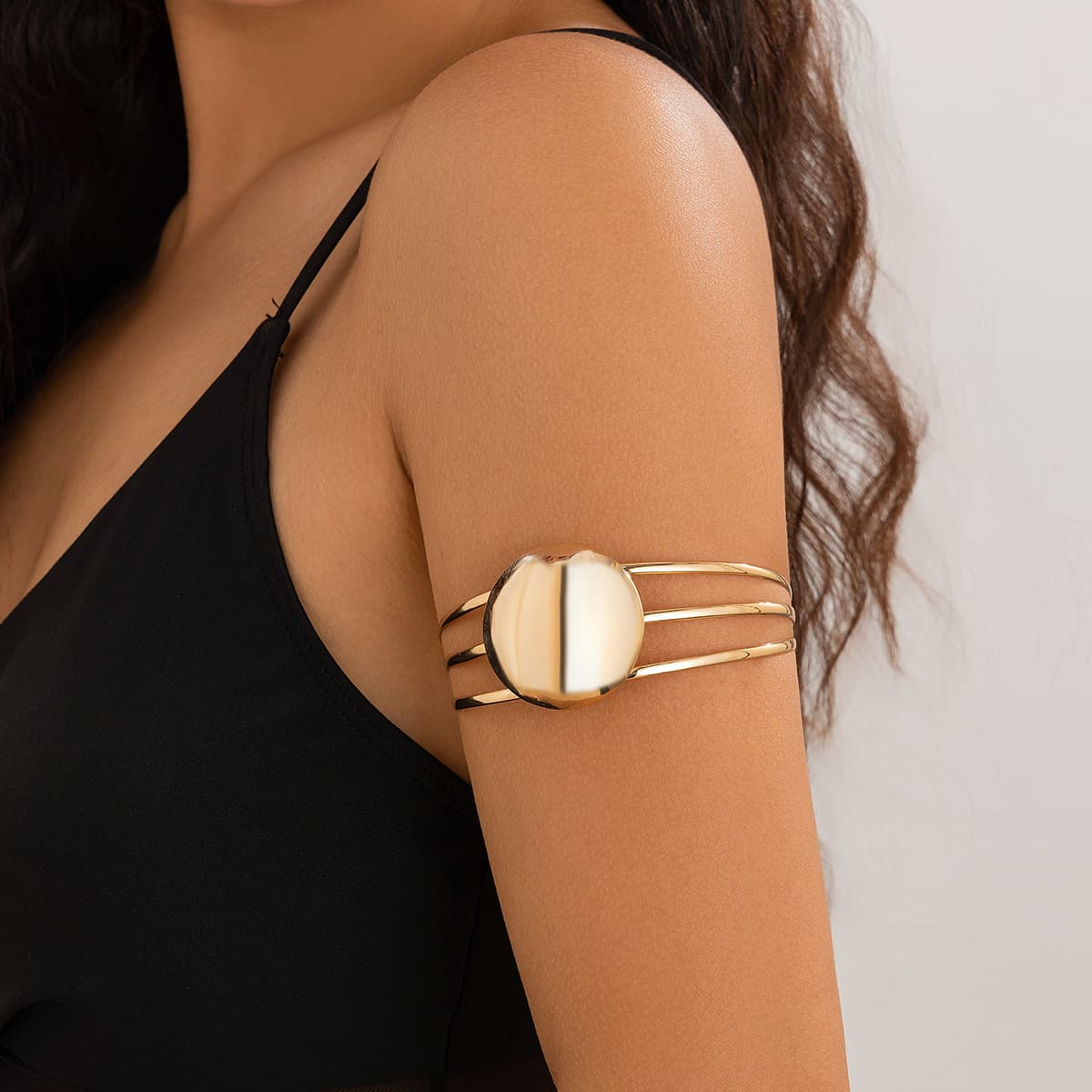 Pulsera de tres capas con electrochapado