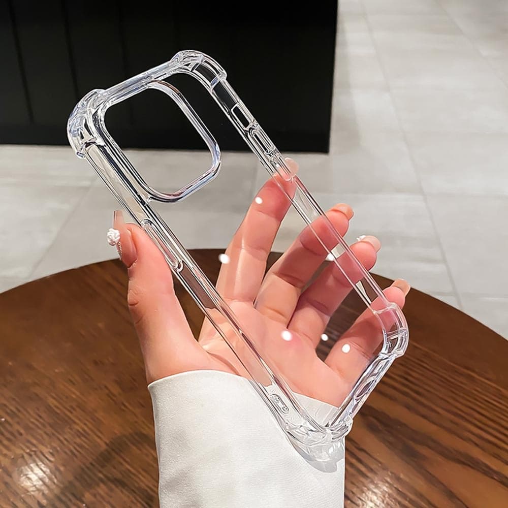 Funda iPhone airbag transparente antiimpactos