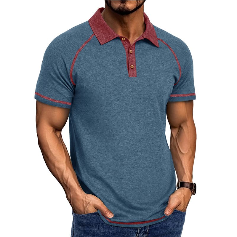 Polo de manga corta clásico para hombre