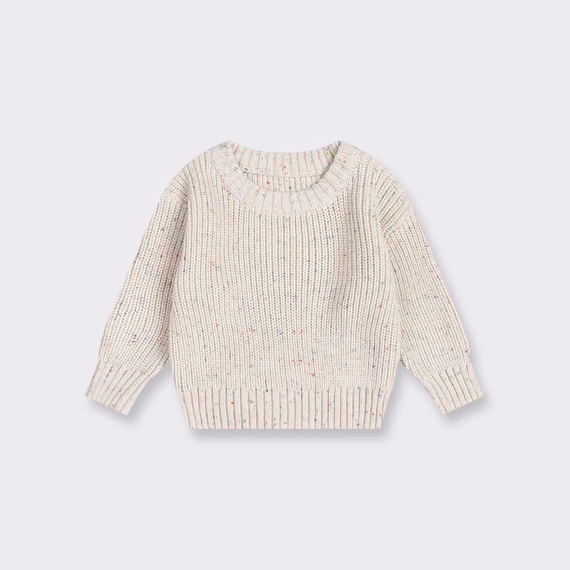 Suéter infantil suelto de punto para otoño e invierno