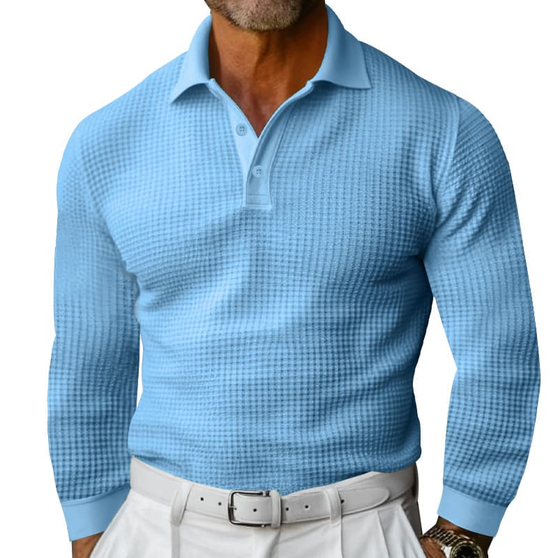 Camisa de botones con cuello y ajuste entallado