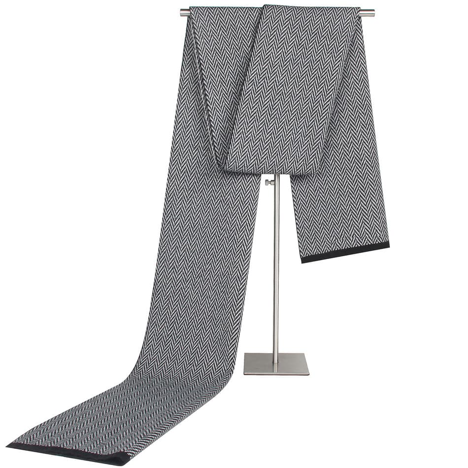 Bufanda de lana para hombre estilo espiga