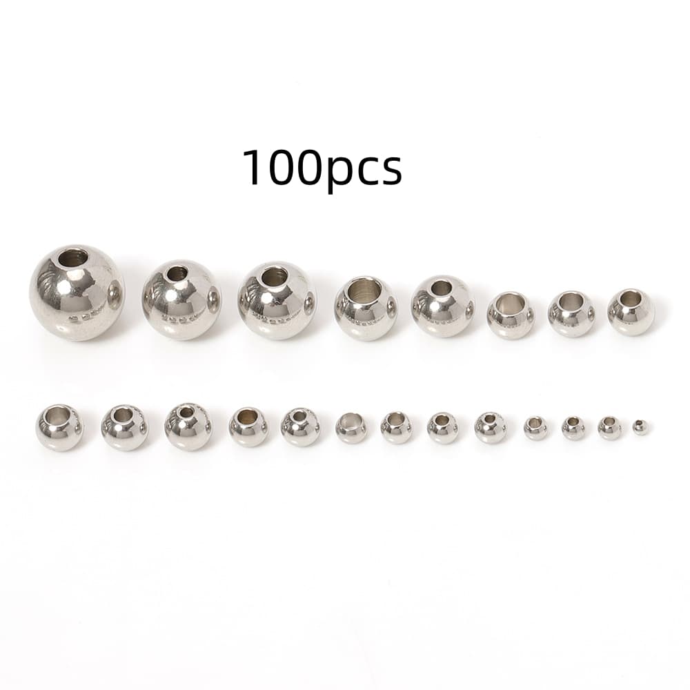 Cuentas separadoras de acero inoxidable para joyería