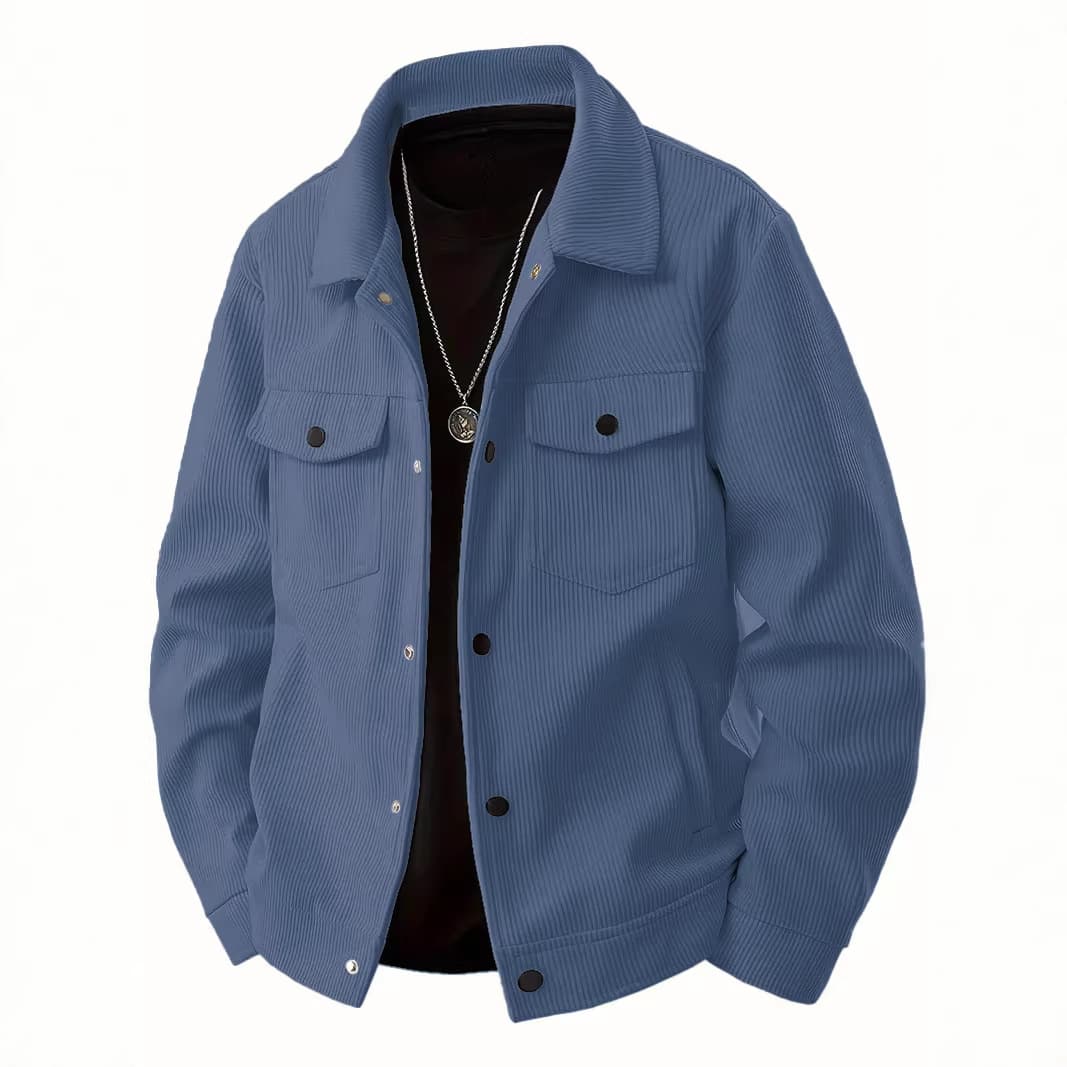 Chaqueta rayada para primavera y otoño
