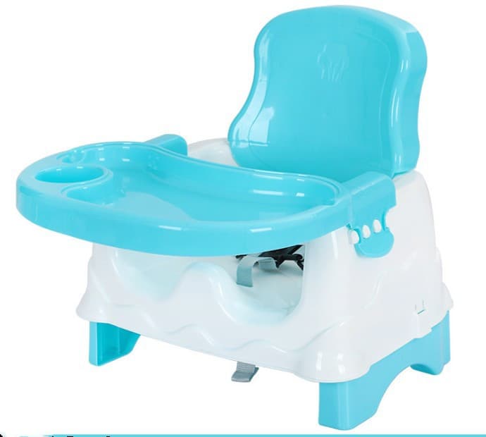Silla portátil plegable con respaldo alto y ruedas