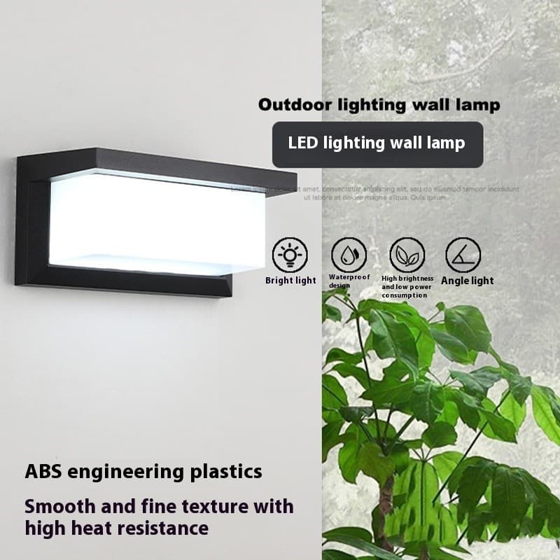 Lámpara de pared exterior resistente al agua moderna