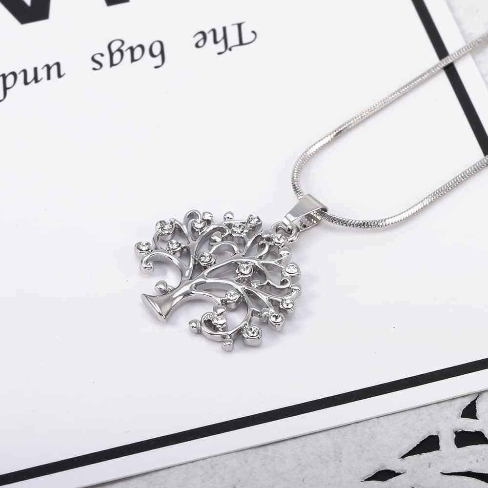Collar árbol de la vida con cadena de múltiples capas