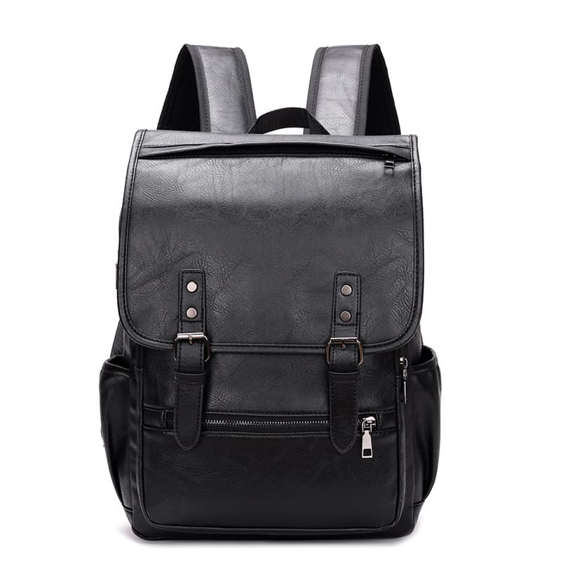 Mochila deportiva de piel sintética para hombres