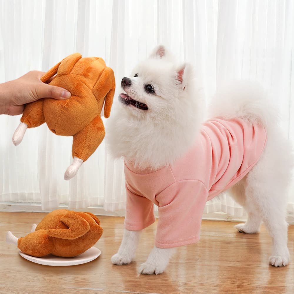 Juguete de peluche pollo asado con sonido