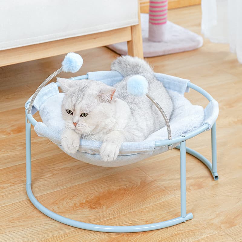 Cama hamaca para gatos de felpa suave y cálida