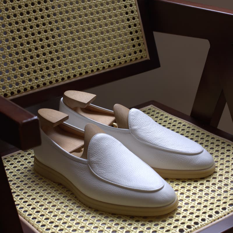 Mocasines de cuero genuino de fabricación británica