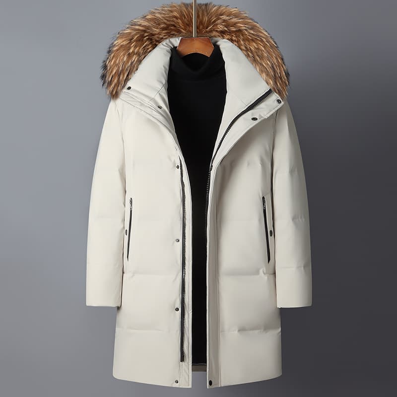 Chaqueta de plumón suelta para hombre