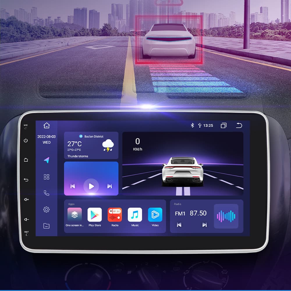 Unidad navegación Android auto pantalla 10 pulgadas