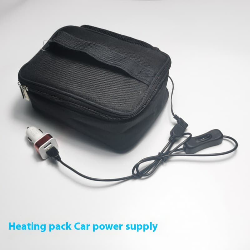 Bolsa térmica para almuerzo con calentamiento por USB
