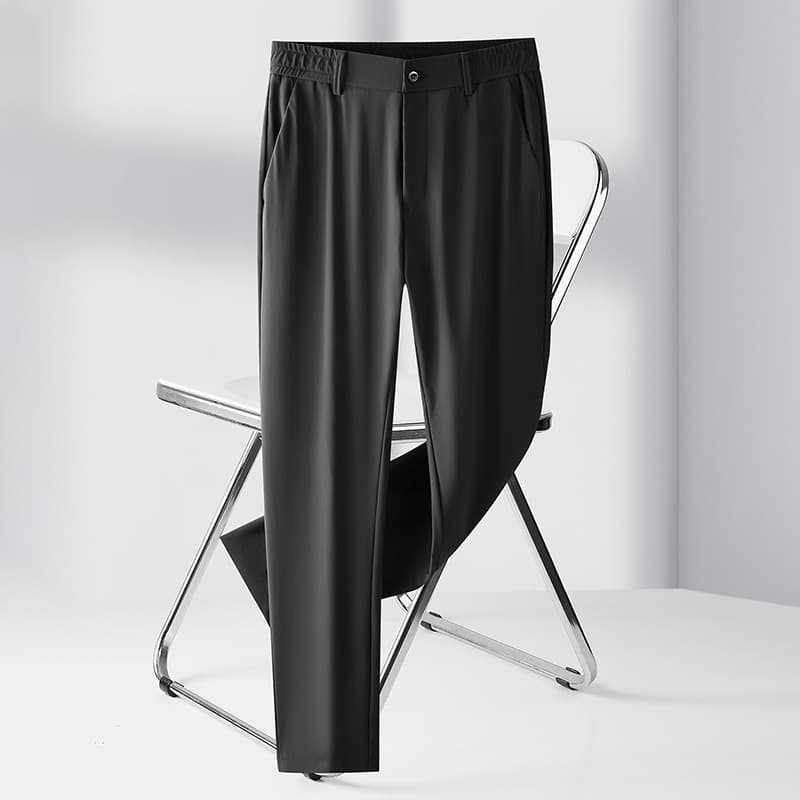 Pantalones casuales ice silk anti-arrugas
