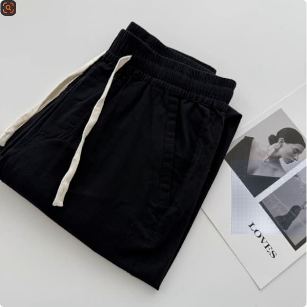 Pantalón casual suelto recto de verano para hombre