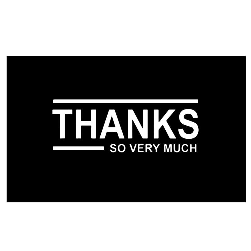 Tarjetas de agradecimiento, paquete 50 unidades