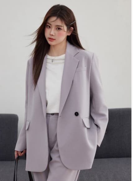 Traje casual de dos piezas suelto y cómodo