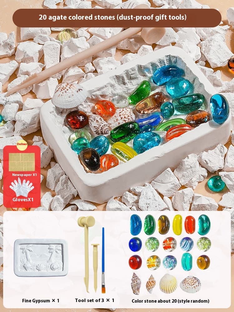 Juego de excavación arqueológica de fósiles