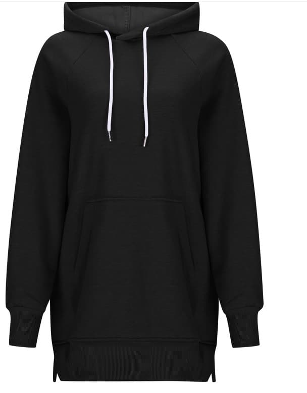Sudadera con capucha y hombros descubiertos para mujeres