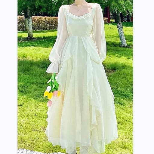 Vestido de hada princesa para primavera y verano