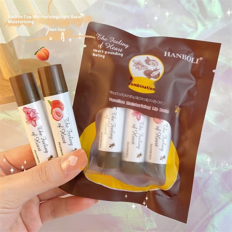 Bálsamo labial sabor frutal hidratante y nutritivo