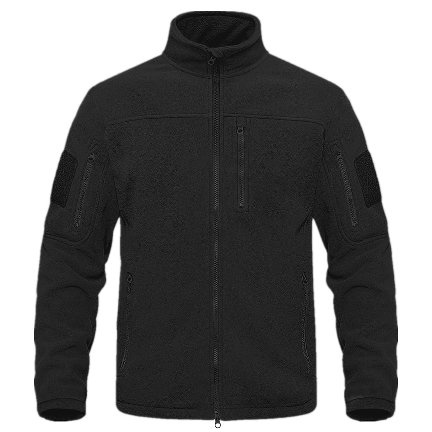 Sudadera polar con cuello en pie para senderismo