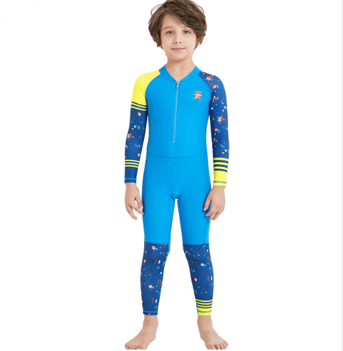 Traje de buceo de secado rápido de manga larga para niños