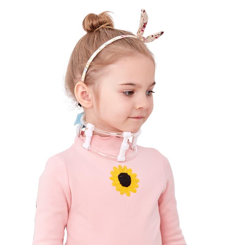Soporte correctivo de cuello ajustable para niños