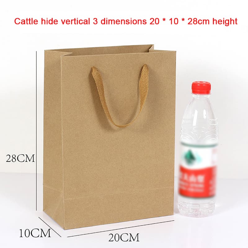 Bolsa de papel kraft personalizable para tiendas