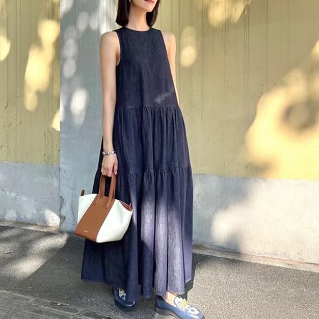 Vestido de mezclilla sin mangas