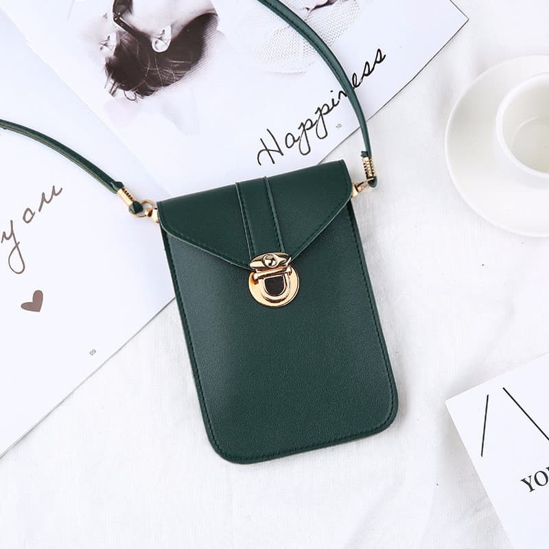 Bolsa de teléfono retro con correa ajustable de 124 cm