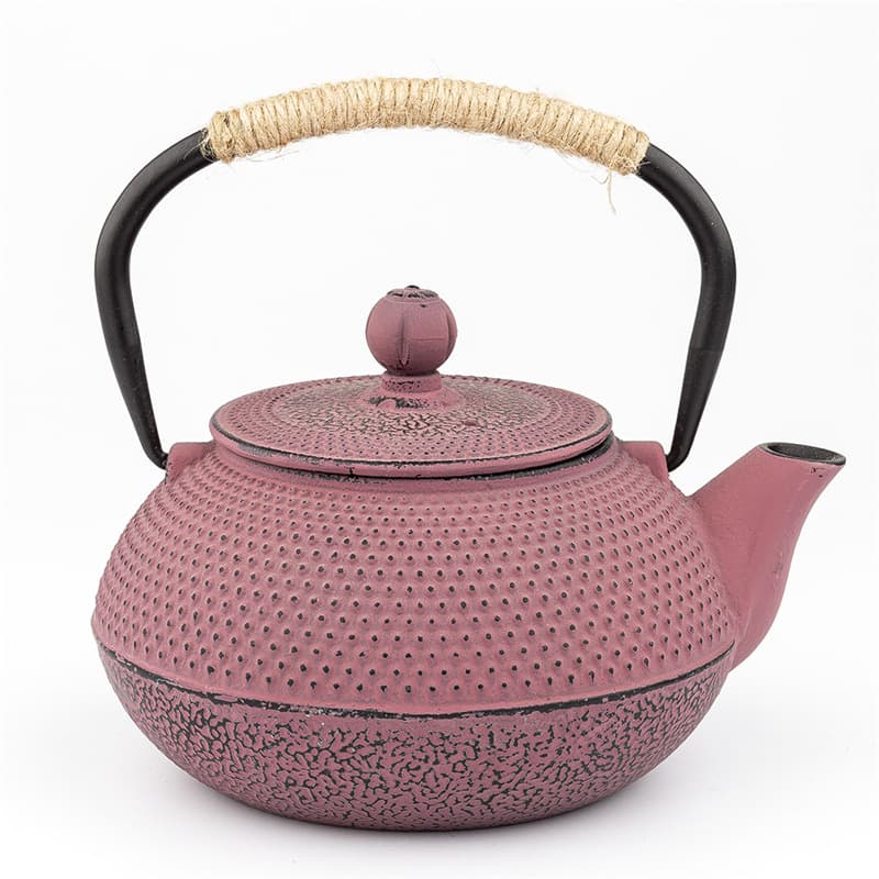 Olla de hierro forjado estilo europeo americano rosa